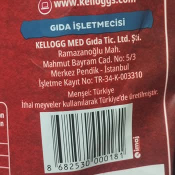 Kellogg's Granola Yabancı Madde