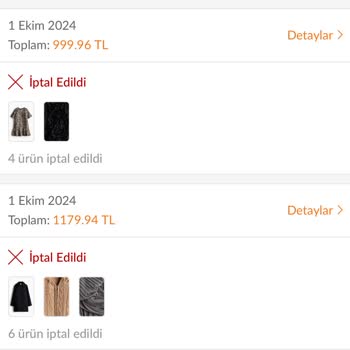 Trendyol Fiyat Değişikliğinden Sipariş İptali