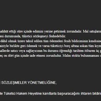 Trendyol Fiyat Değişikliğinden Sipariş İptali