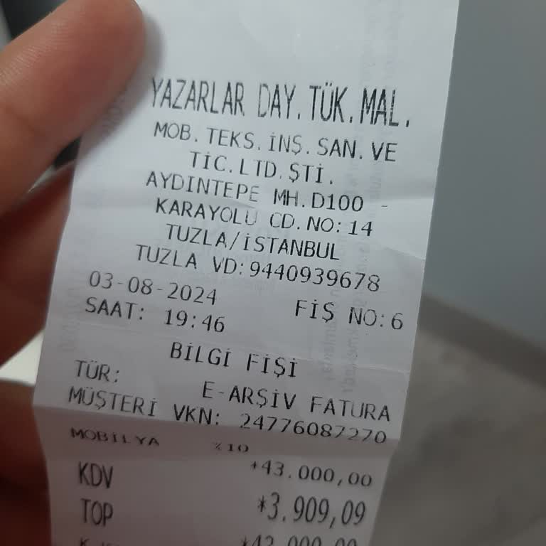 İstikbal Yazarlar Şubesi Teslimat Sorunu