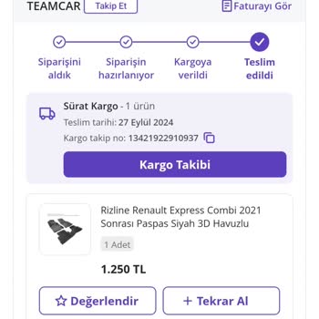 Sürat Kargo Kaybetti, N11 Para İadesi Yapmıyor