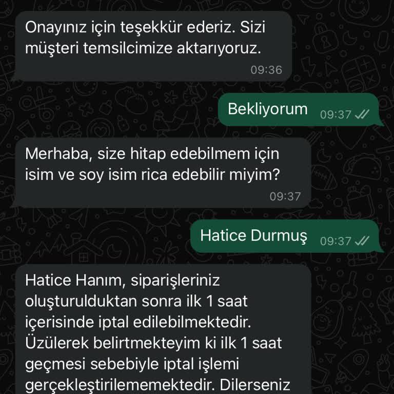 Penti Ürün İptali Yapmıyor