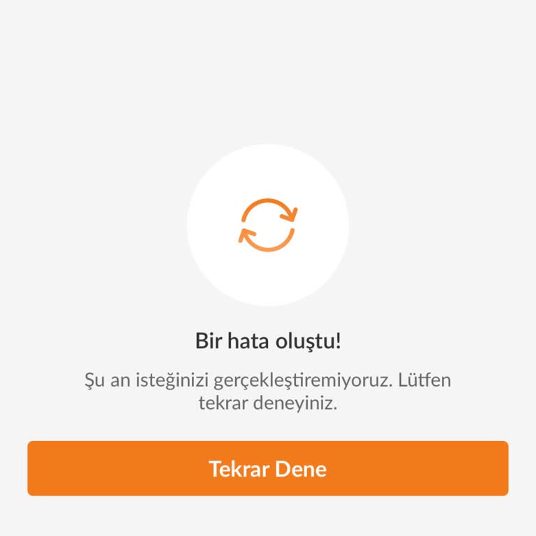 Trendyol Siparişlerim Kısmında Sürekli Hata: Siparişlerimi Göremiyorum