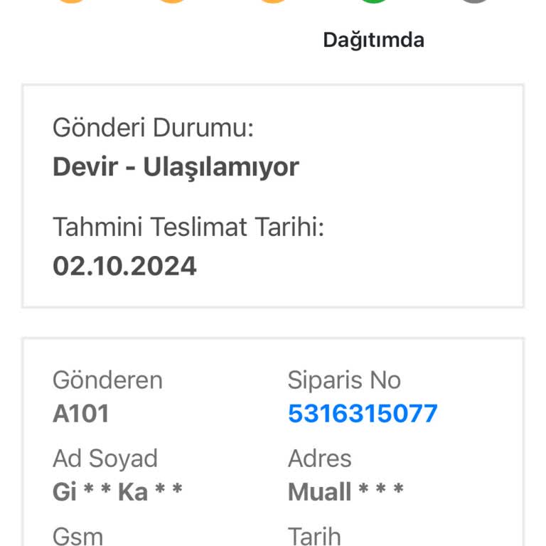 Kargo Teslimatı Sorunu ve İletişimsizlik