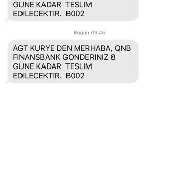 AGT Kurye'nin Sürekli Gecikmeleri ve İletişim Sorunları