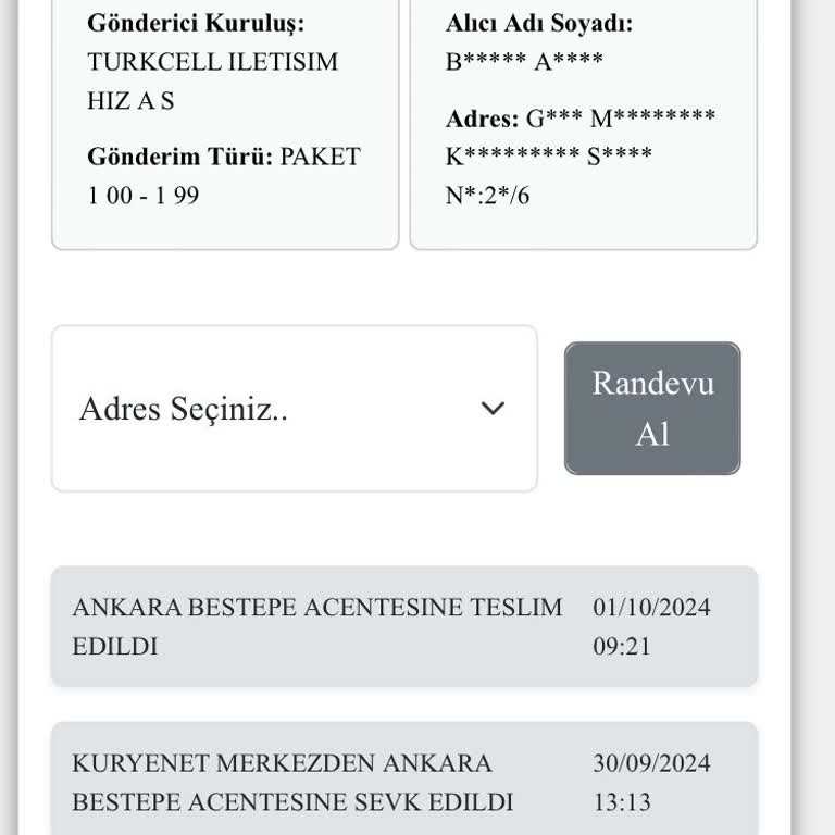 Teslim Edilmeyen Kargo ve İletişim Sorunu