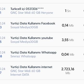 Turkcell İnternet Kullanımında Gizemli Veri Kaybı