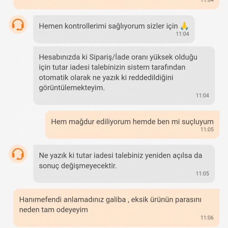 Eksik Ürün ve İade Sorunu: Köfteci Yusuf'tan Mağduriyet