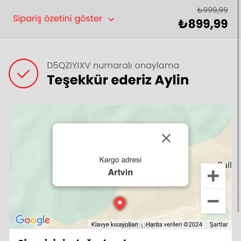 Sipariş Verildi Ama Kargoya Verilmedi