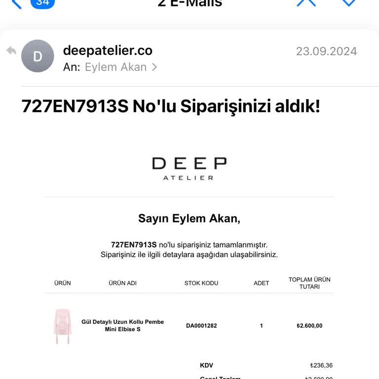 Doğum Günü Elbisesi Kabusu: Sipariş Teslim Edilmedi ve İletişim Yok