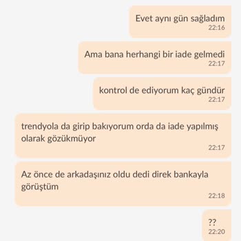Trendyol'da İade Sorunu: Para İadesi Yapılmadı