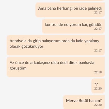 Trendyol'da İade Sorunu: Para İadesi Yapılmadı