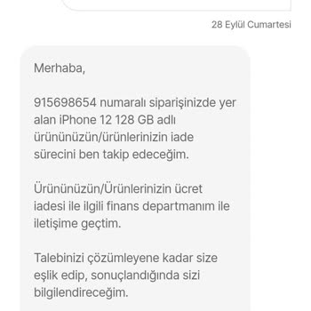 Eksik İade ve Yanıt Alamama Sorunu