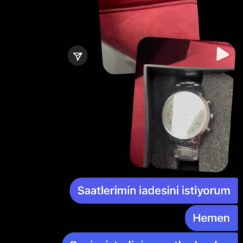 Instagram Üzerinden Aldığım Saatle İlgili Yaşadığım Sorun