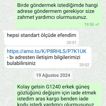 Instagram Üzerinden Aldığım Gözlüklerin Değişimi Yapılmadı