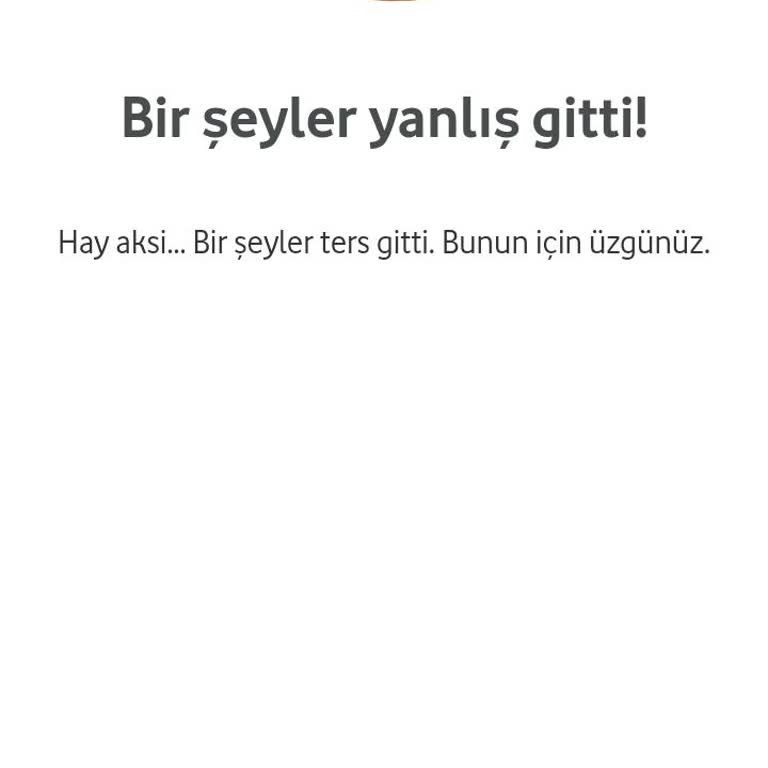 Vodafone Hediye Çarkı Sürekli Hata Veriyor