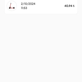 Kilitlenmiş Hopa Scooter için İade Talebi