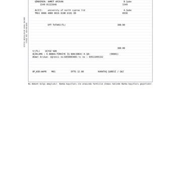 Girne Amerikan Üniversitesi'nde Transkript Ücreti Şoku