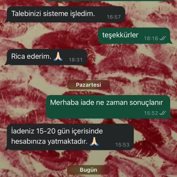 Eksik İade ve İletişim Sorunu
