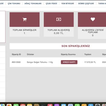 İntfa Tarım Sipariş İptali Ve Para İadesi Sorunu