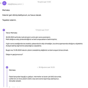 Kiptaş'ın Patlayan Su Borusunu Tamir Etmemesi ve İlgisiz Çalışanlar