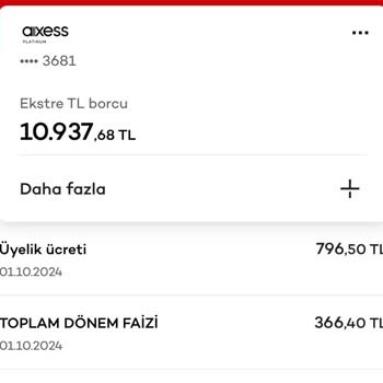 Akbank Axess Platinum Kartıma Bilgi Vermeden Yıllık Ücret Yansıtıldı