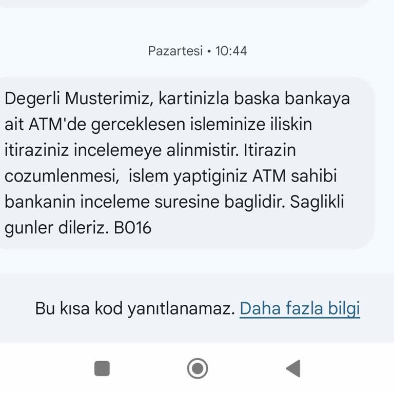 VakıfBank ATM Paramı Yuttu ve İade Edilmedi