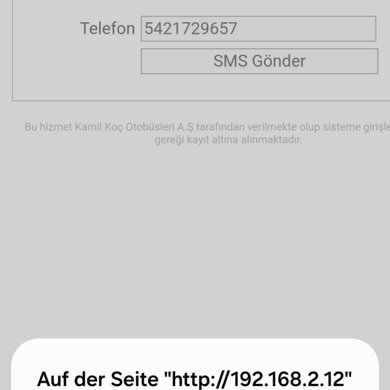 Kamil Koç Otobüsünde Sürekli İnternet Sorunu