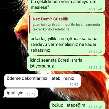 Seans Randevularında Sürekli Sorun ve Ücret İadesi Yapılmıyor