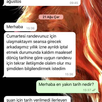 Seans Randevularında Sürekli Sorun ve Ücret İadesi Yapılmıyor