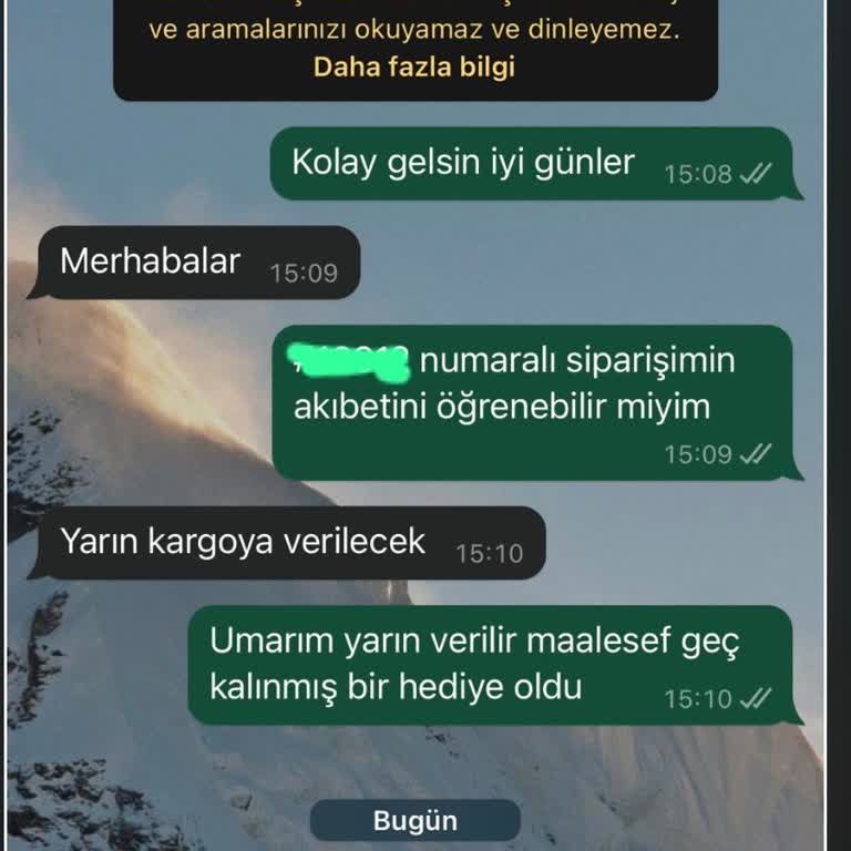 Kargoda Gecikme ve İletişim Sorunları