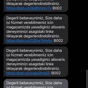 Ebebek Sürekli Gelen SMS'ler Rahatsız Ediyor