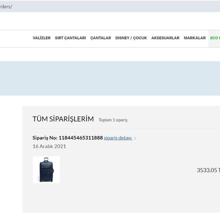 Samsonite'den Fatura Talebime 3 Haftadır Yanıt Alamıyorum