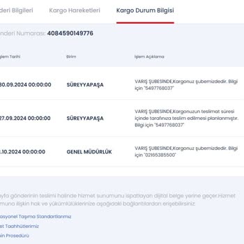 Aras Kargo'da Büyük İletişim Sorunu ve Ekstra Ücret Talebi