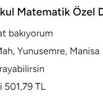 Armut Sitesinde Özel Ders Ücretlendirme Sorunu ve Yüksek Maliyetler