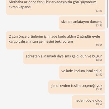 Evden Teslim Alınmayan İade Kargosu ve Müşteri Hizmetleri Çözüm Önerisi