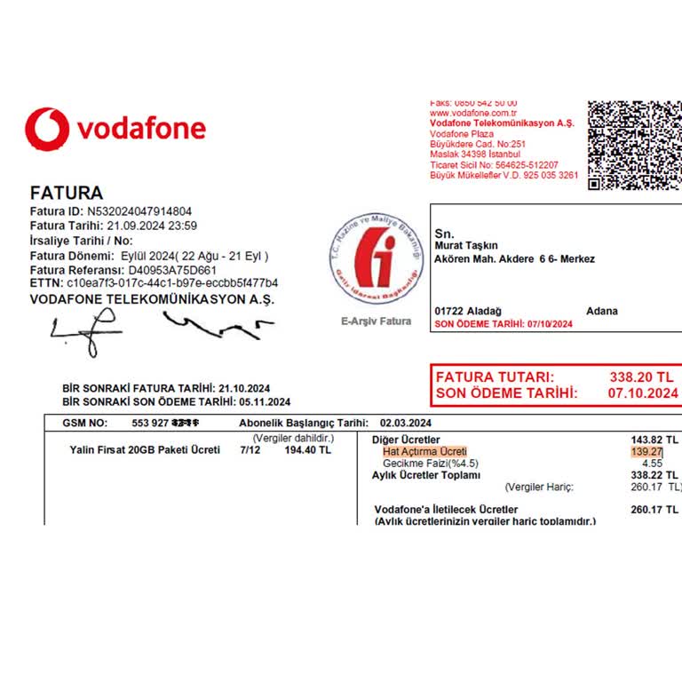 Haksız Hat Açma Kapama Ücreti ve Müşteri Hizmetleri Sorunu