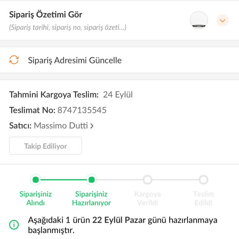 Siparişin Geç Teslimatı ve İptal Talebinin Reddedilmesi