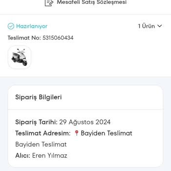 APEC 125 CC Motor Teslimatında Büyük Gecikme ve Kötü Müşteri Hizmetleri
