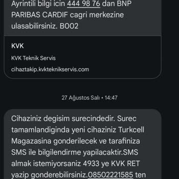 Turkcell Sigorta Hizmeti Sorunları