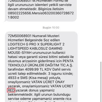 Logitech Mouse Garanti Sürecinde Yaşanan Sorunlar