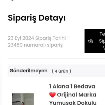 15 Gündür Gelmeyen Sipariş ve İletişim Sorunu