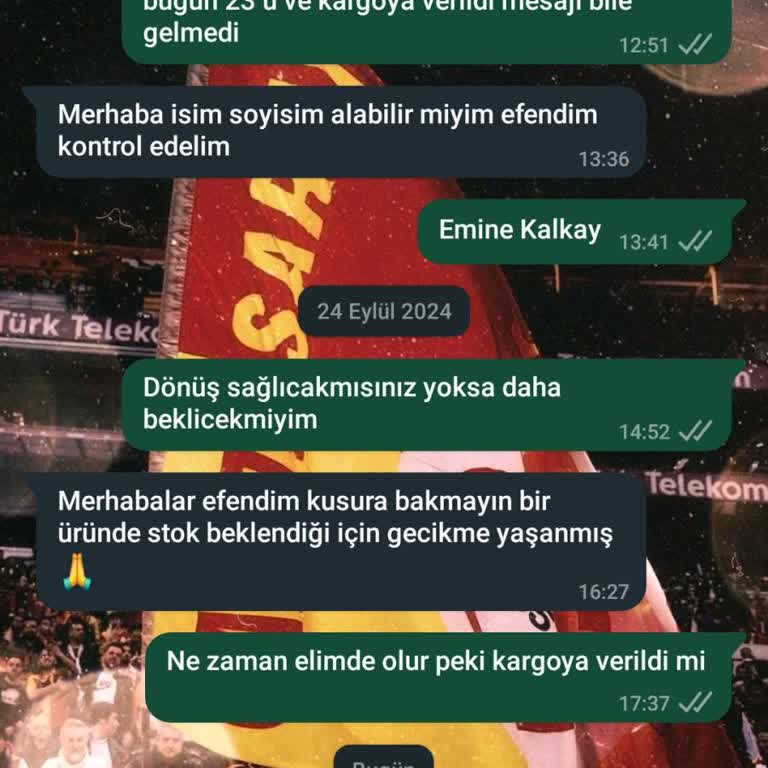 Siparişlerin Gecikmesi ve İletişim Sorunları