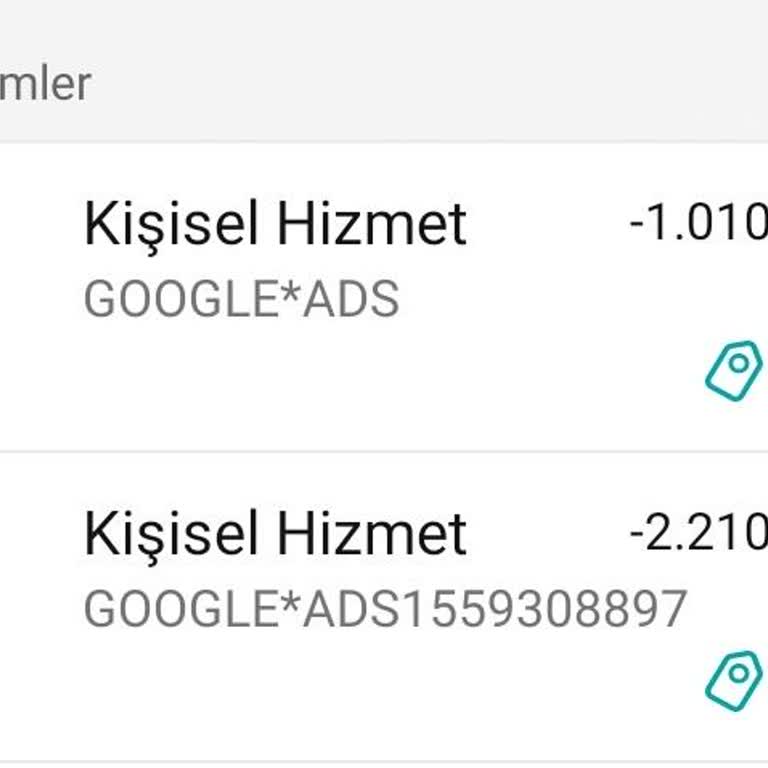 Google Ads 3220 TL Çekmiş Paramı Geri İstiyorum