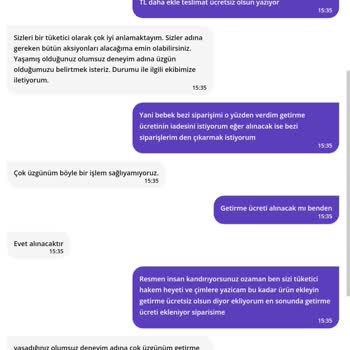 Yanıltıcı Getirme Ücreti Politikası