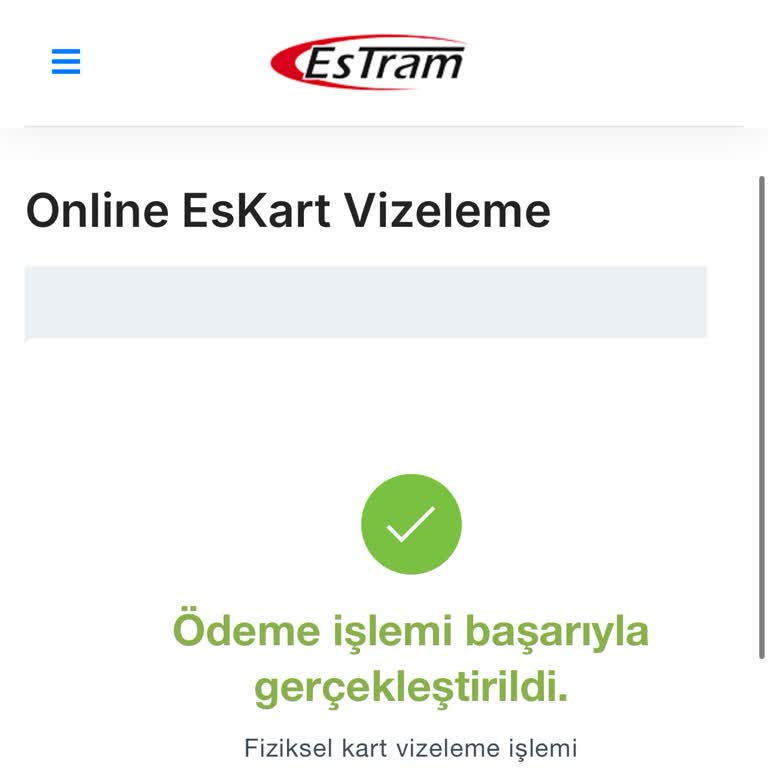 Eskişehir Büyükşehir Belediyesi Online Vizeleme İşleminde Yaşanan Sorun Ve Para Kesintisi