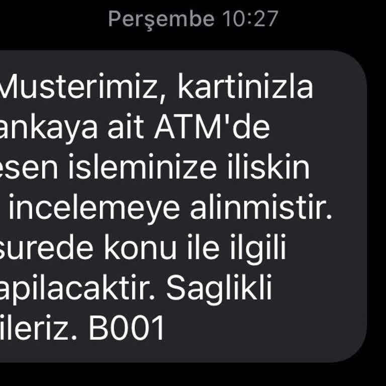 ATM'de 9600 TL'nin Kaybolması ve Bankaların İletişimsizliği