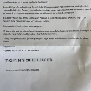 Tommy Hilfiger Ayakkabının Kalitesizliği ve Boyner'in İlgisizliği