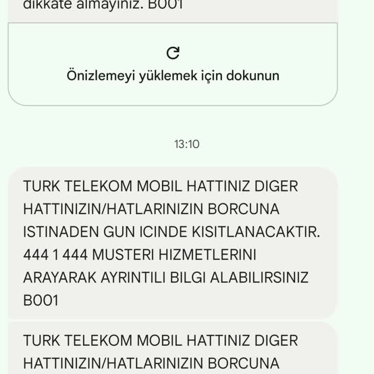 Türk Telekom'dan Borcum Olmamasına Rağmen Sürekli Rahatsız Ediliyorum