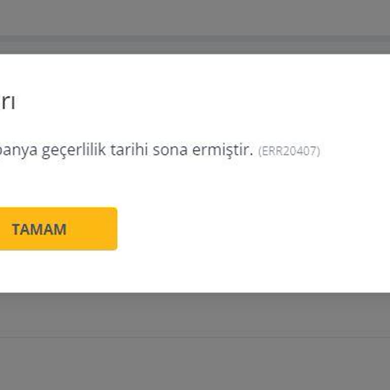 Kampanya Kodlarının Çalışmaması ve Müşteri Hizmetlerinin Yetersizliği